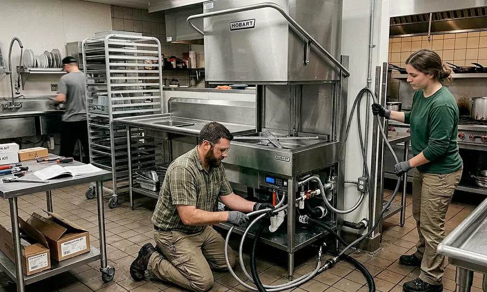 Commercial Dishwasher Installation in Everett, MA