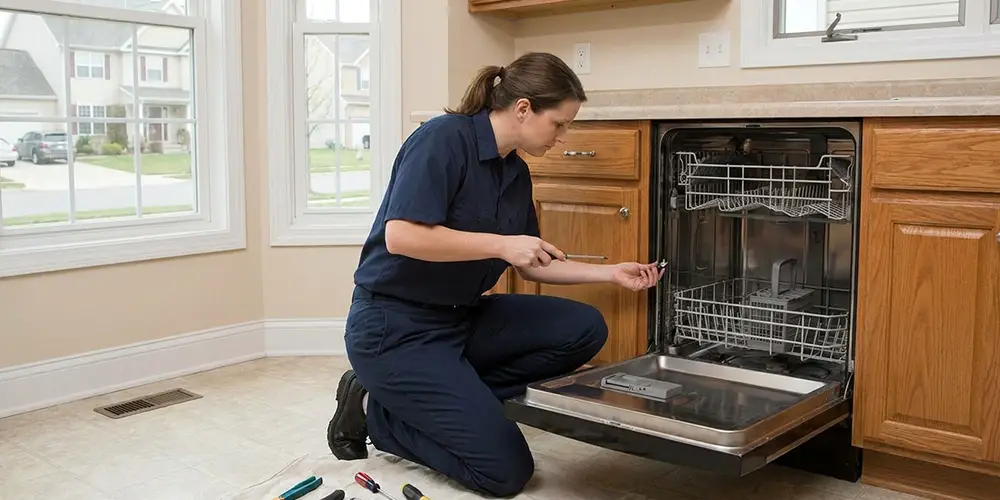 Dishwasher Latch Replacement in Everett, MA