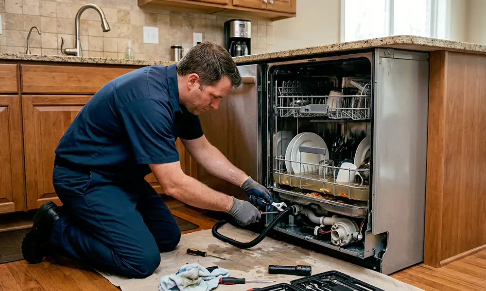 Dishwasher Not Draining Repair in Everett, MA