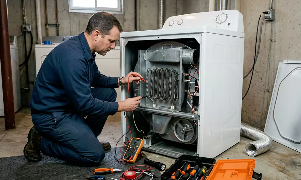 Dryer Not Heating Repair in Everett, MA