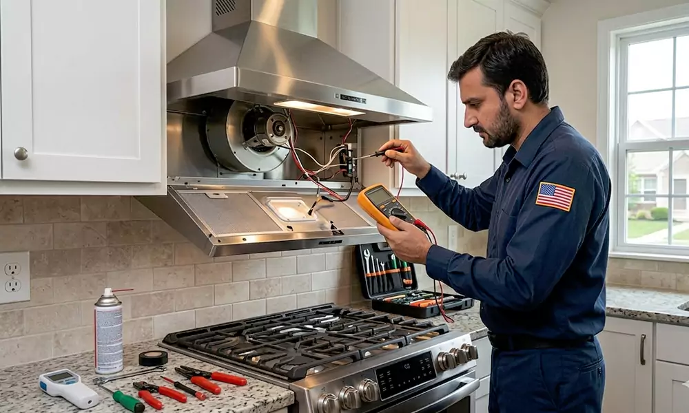 Range Hood Repair in Everett, MA