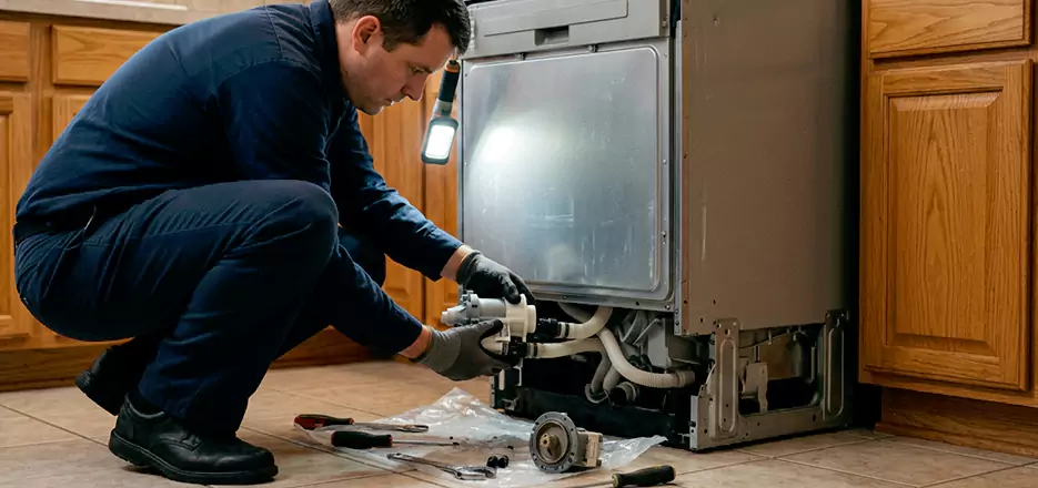 Dishwasher Drain Hose Repair in Everett