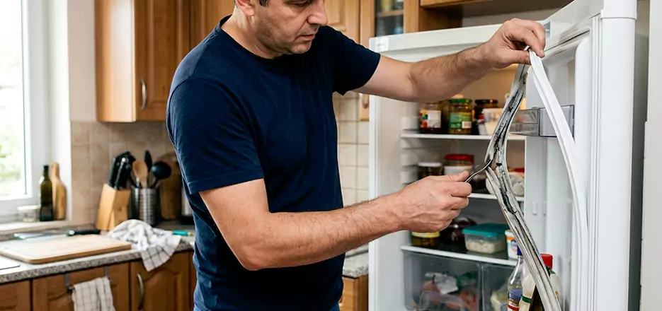 Replace Worn Refrigerator Seal in Everett